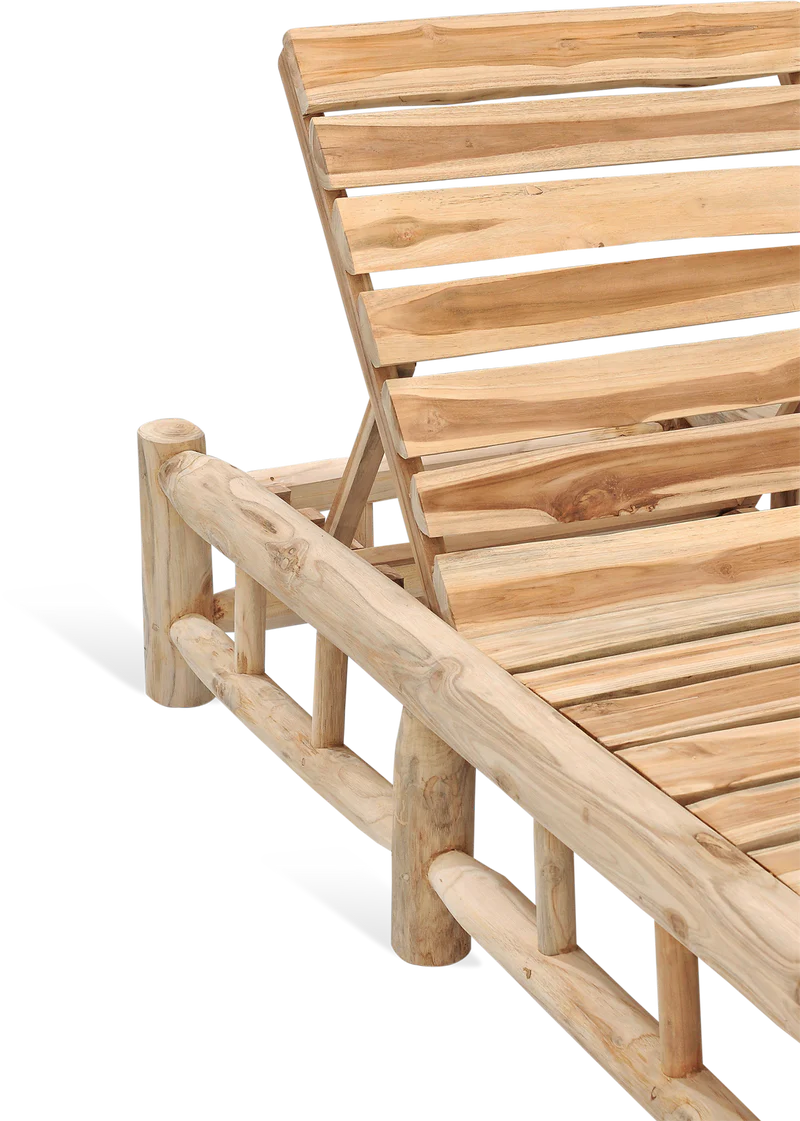 Ligstoel Barney teak