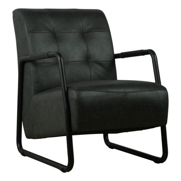 Fauteuil Mia - Antraciet Bull