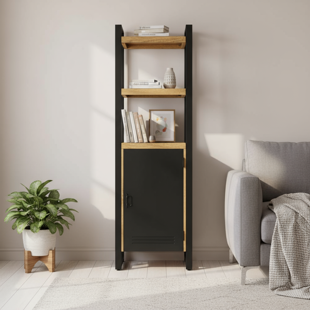 Boekenkast Bas + deur