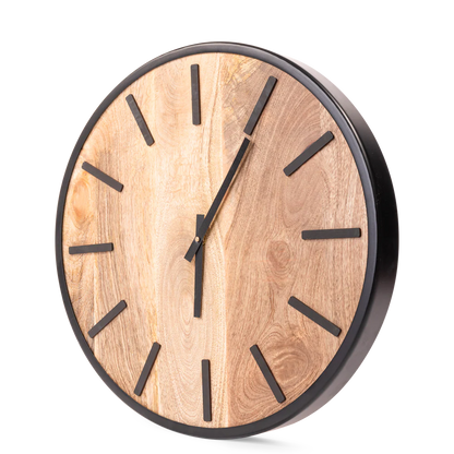 Wandklok mangohout