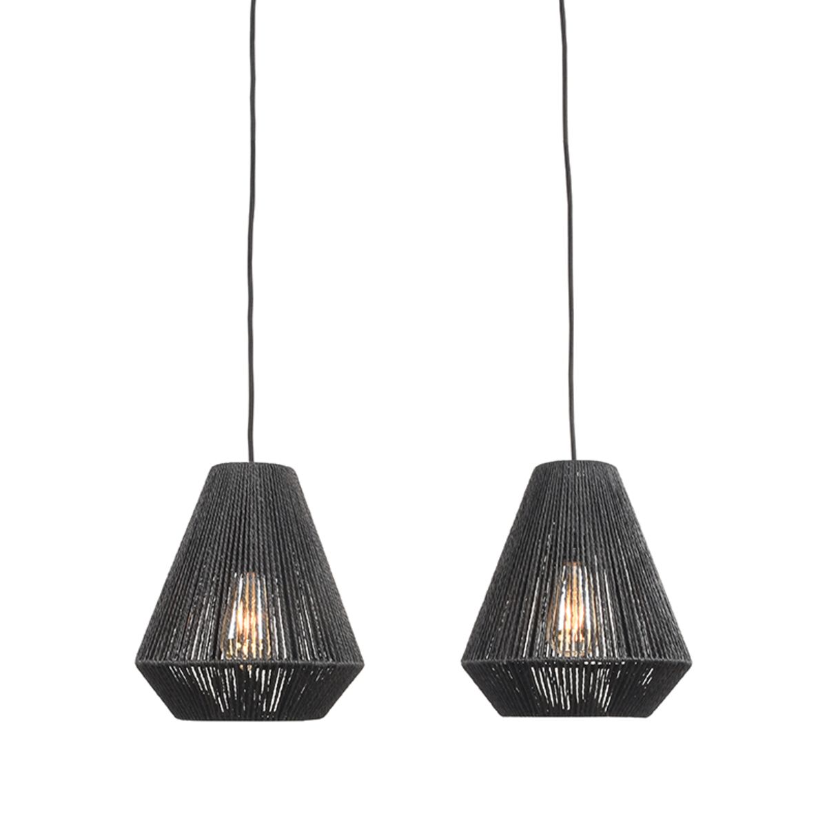 Hanglamp Ibiza Diamond 2-Lichts