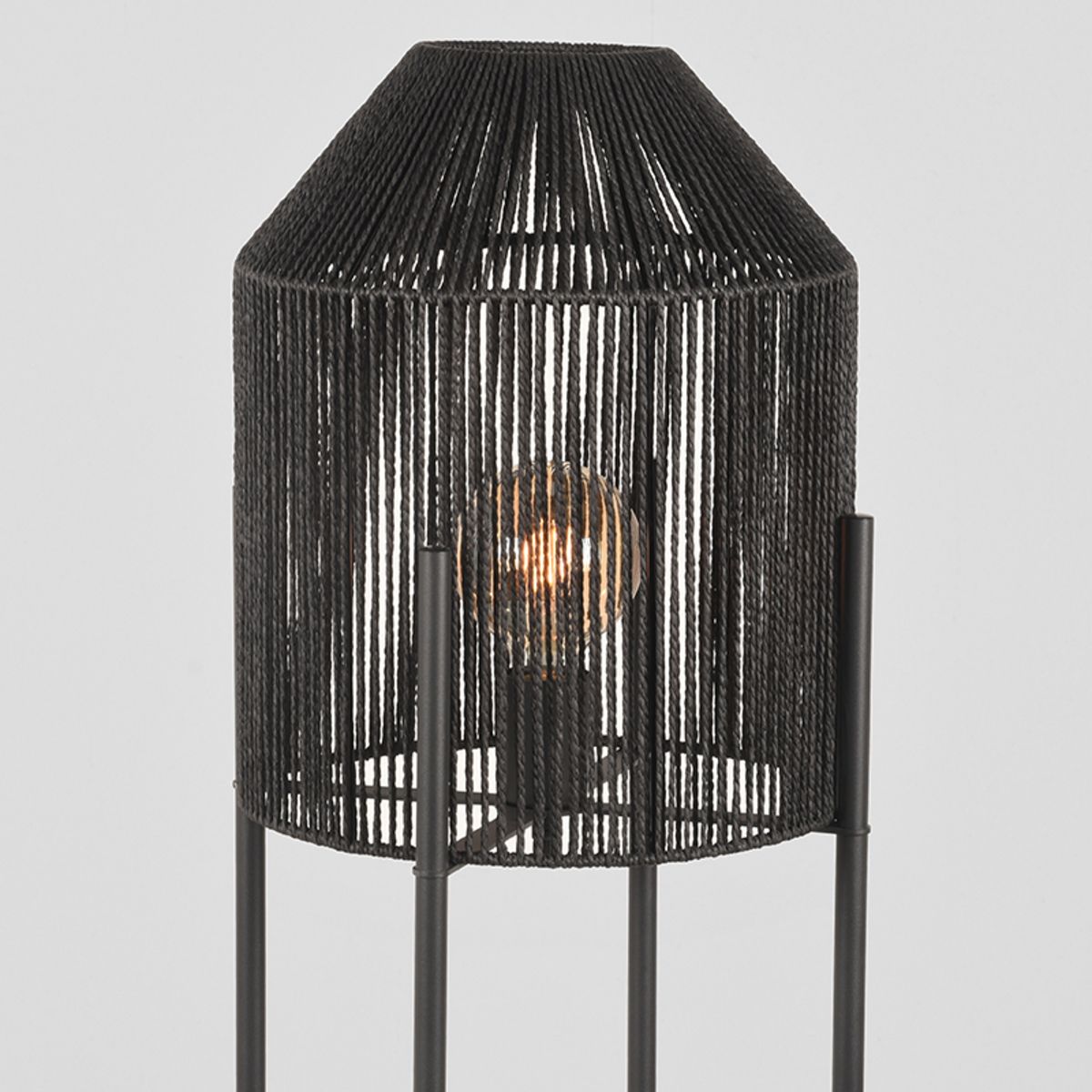 Vloerlamp Ibiza zwart