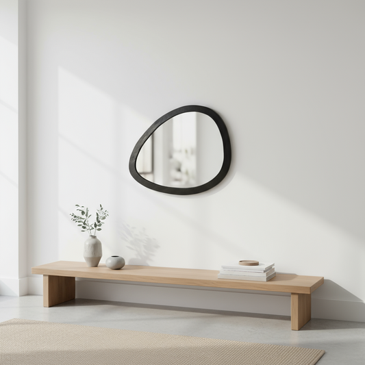 Spiegel Organisch Zwart