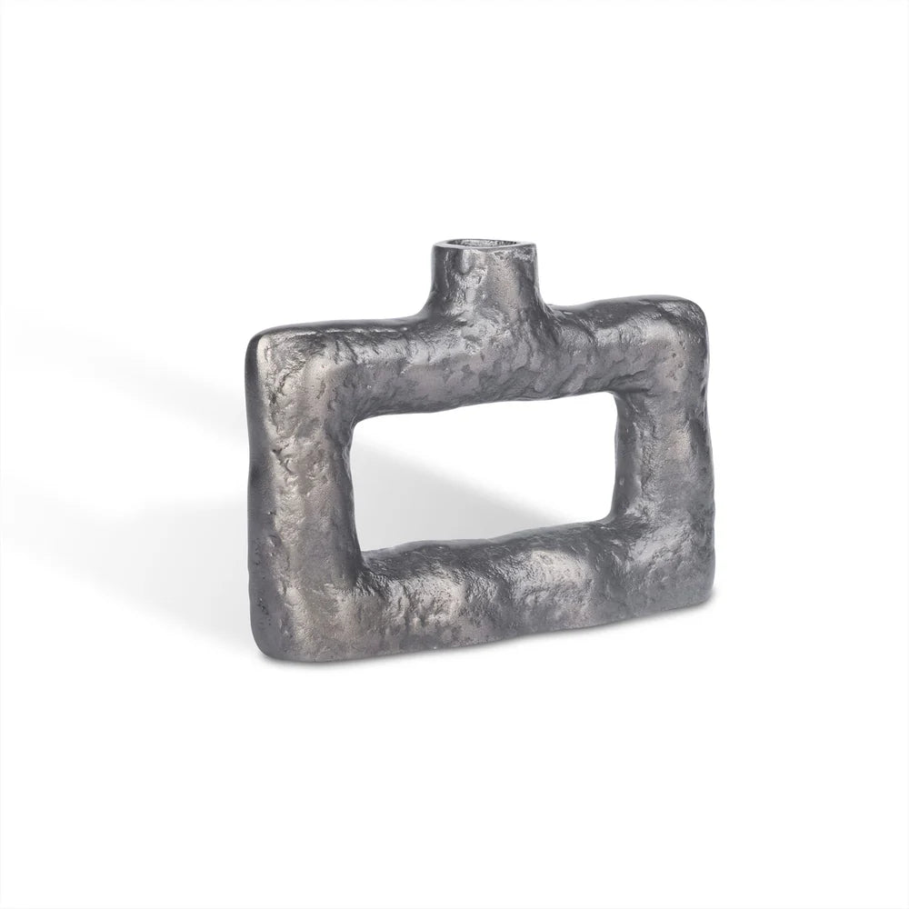 Vaas rechthoekig zilver