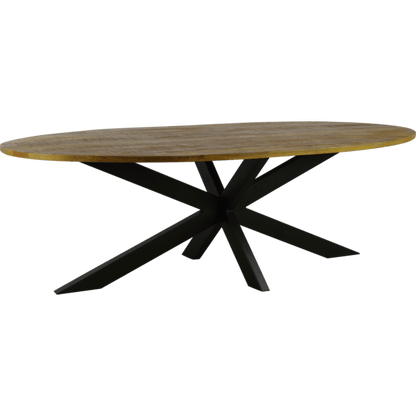 Eettafel ovaal dun blad