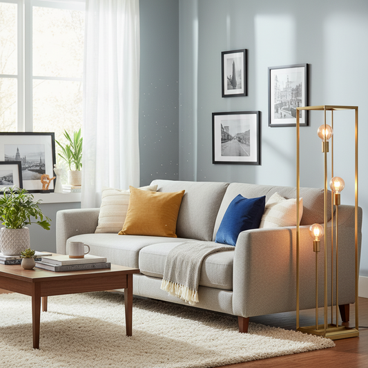 Vloerlamp Tetto  Goud