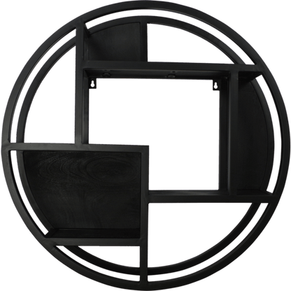 Dex wandrek 75 cm rond zwart