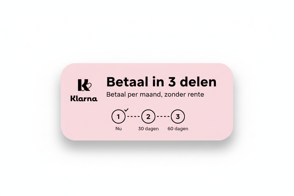 Klarna betaal in 3 delen 