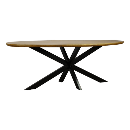 Eettafel Bert ovaal mangohout