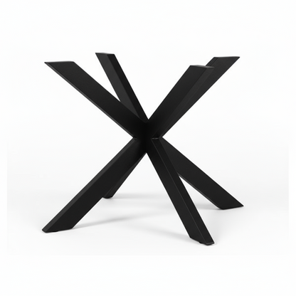 Eettafel Rond verjongt zwart