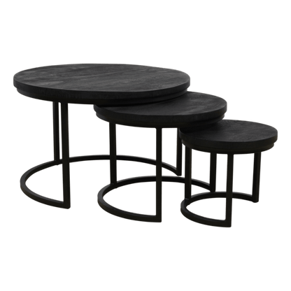 Salontafelset 3-delig  Quin Zwart