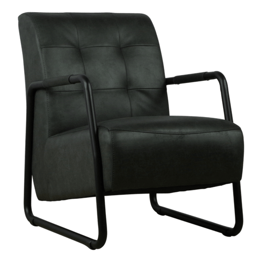 Fauteuil Mia - Antraciet Bull